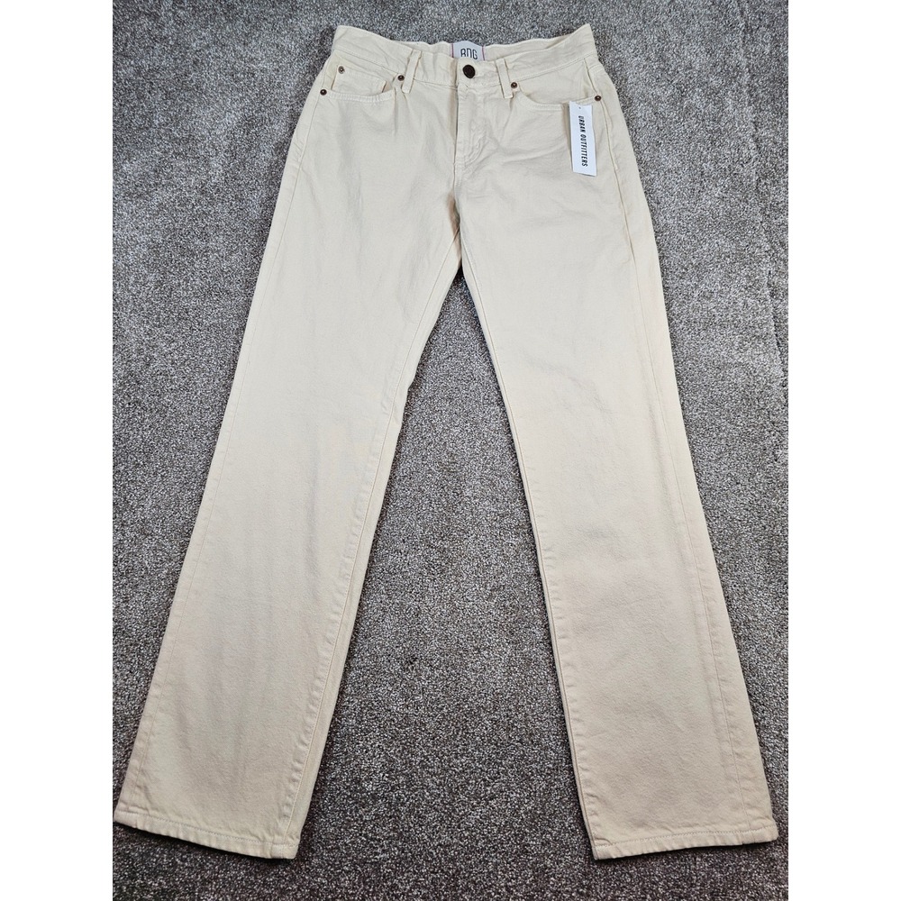 BDG Urban Outfitters Cowgirl Jean Ivory White Straight Leg Denim 25 NWT